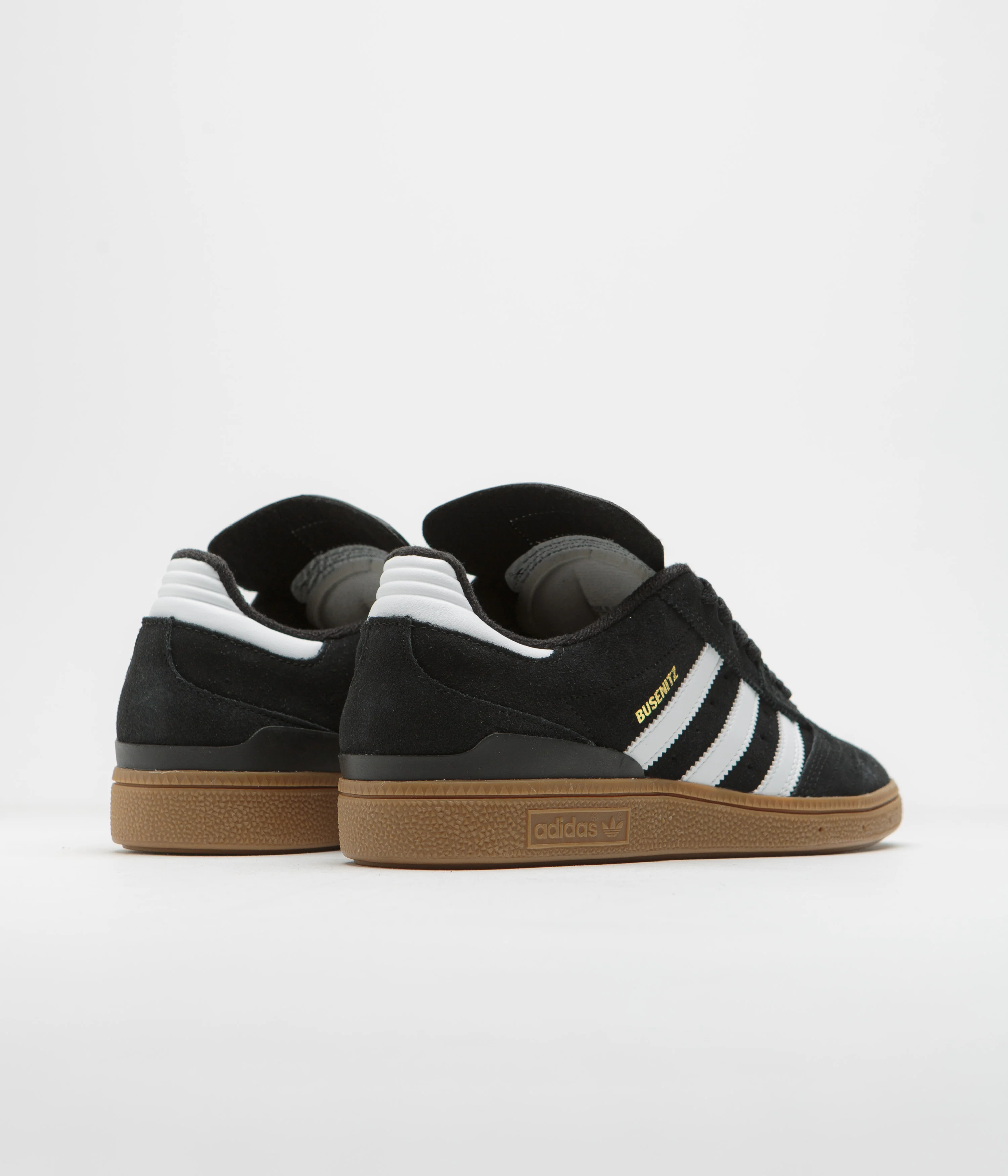 Adidas Busenitz Shoes - Black / Running White / Metallic Gold - Image 4