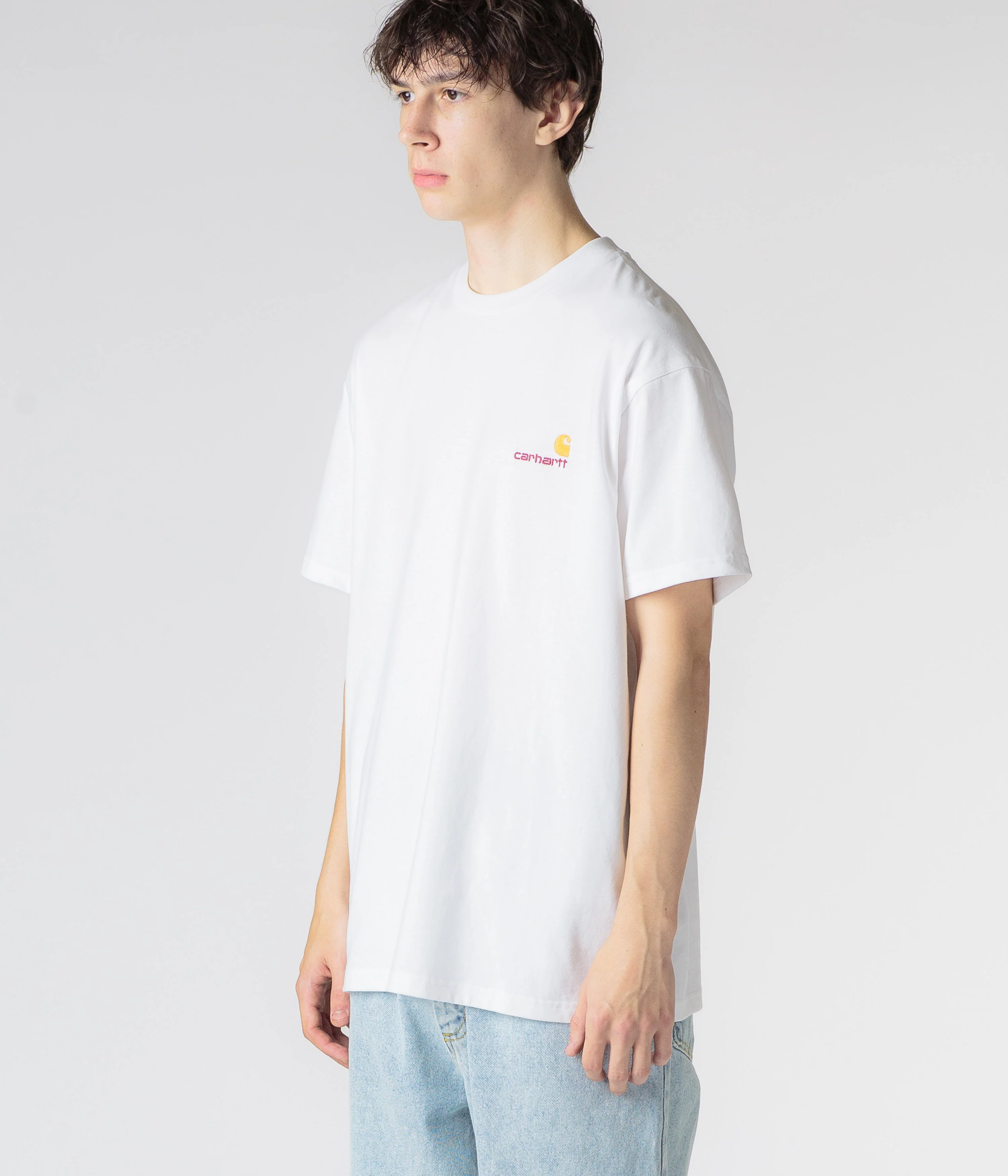 Carhartt American Script T-Shirt - White - Image 5