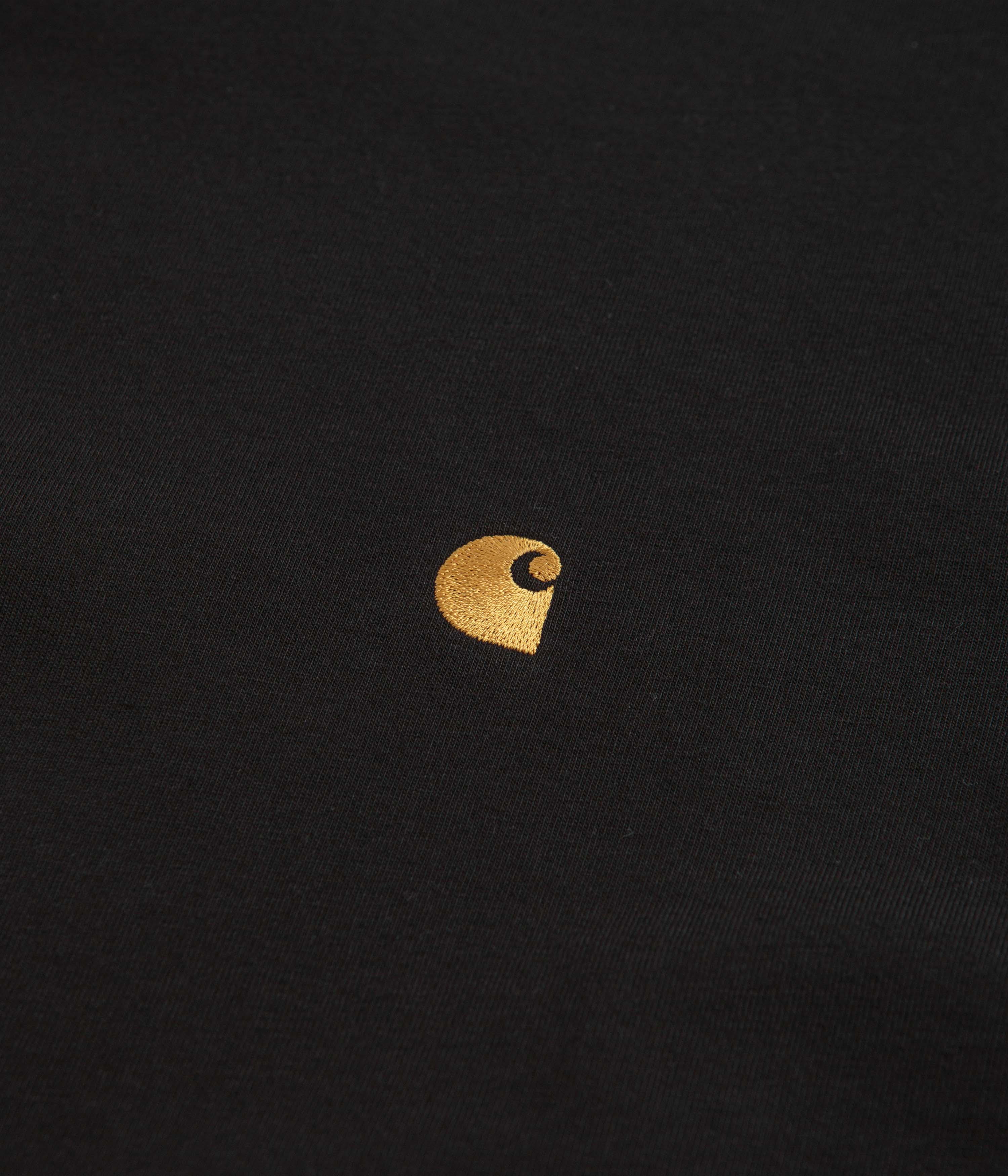 Carhartt Chase T-Shirt - Black / Gold - Image 3