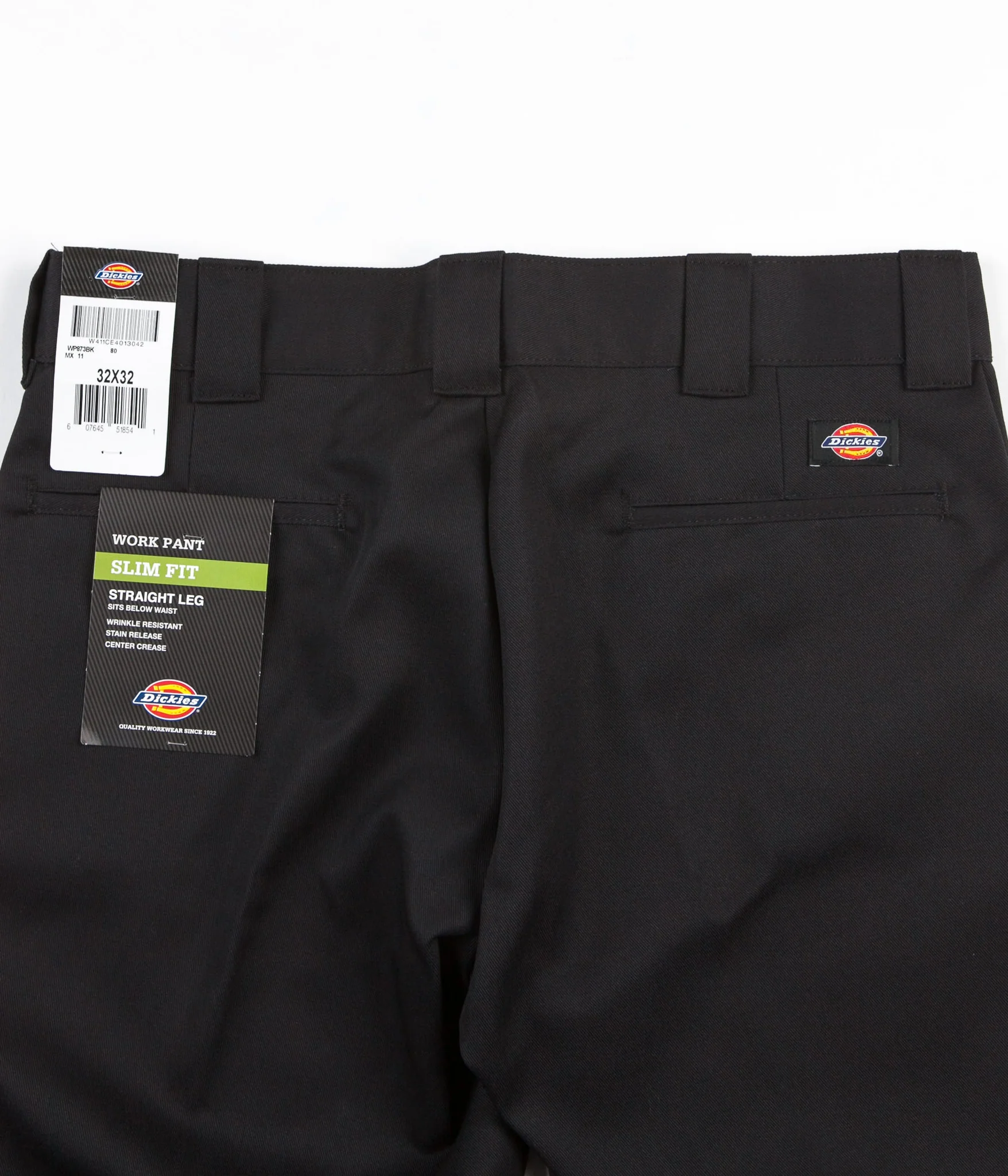 Dickies 873 Slim Straight Work Pants - Black - Image 5